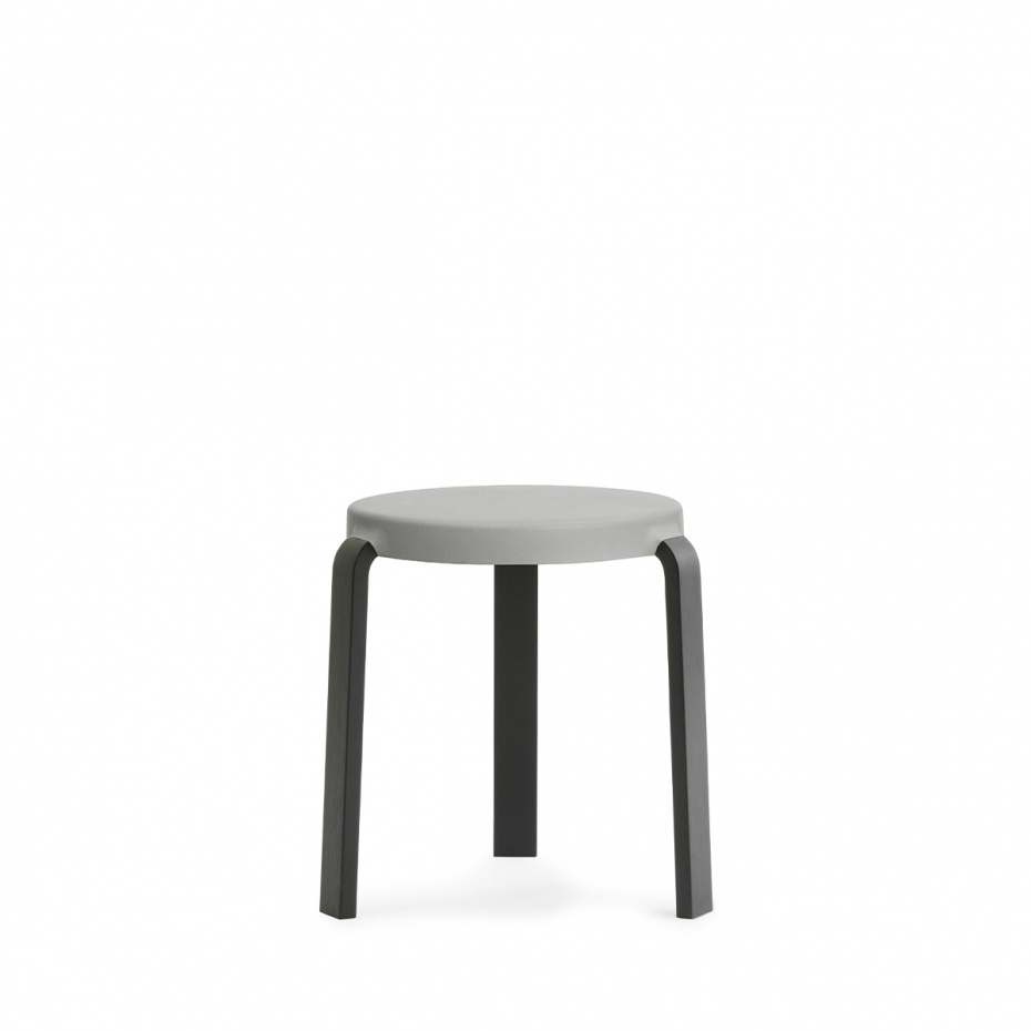 Tap Stool Black Oak/Grey