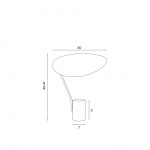 Ombre Bordslampa Black Ombre Bordslampa Black