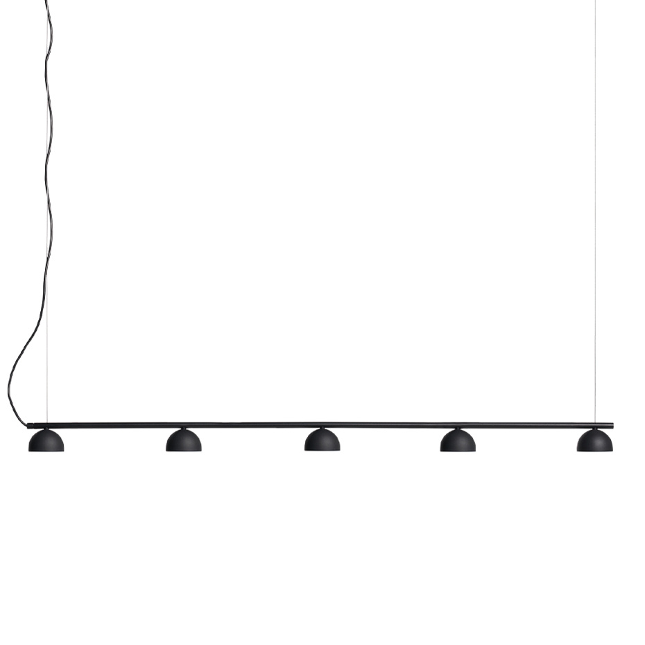 Blush Rail 5 Pendel Matt Black