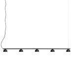 Blush Rail 5 Pendel Matt Black Blush Rail 5 Pendel Matt Black
