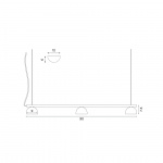 Blush Rail 3 Pendel Matt White Blush Rail 3 Pendel Matt White