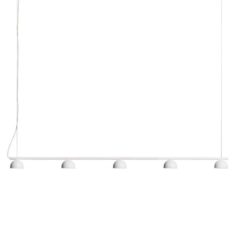 Blush Rail 5 Pendel Matt White