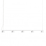 Blush Rail 5 Pendel Matt White Blush Rail 5 Pendel Matt White