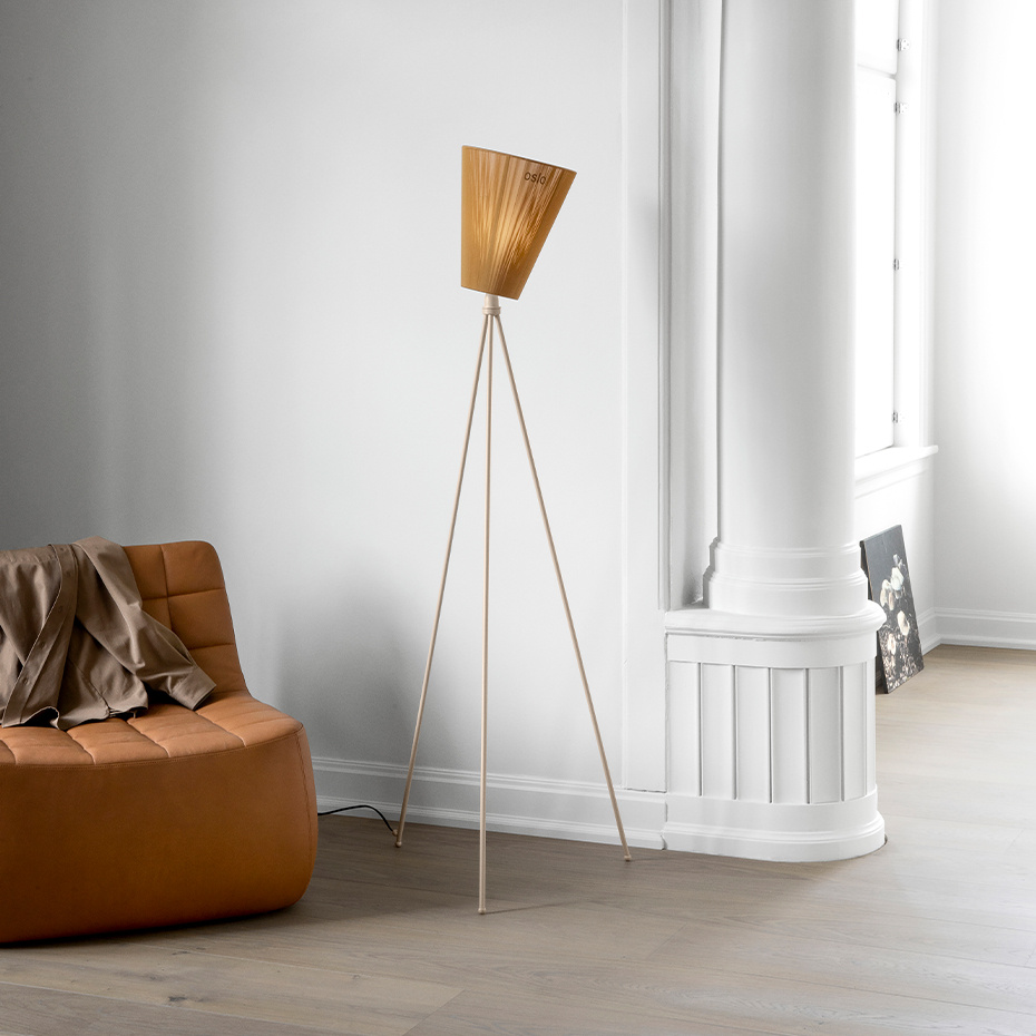 Oslo Wood Lampskärm Caramel