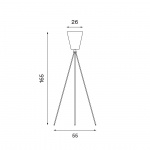 Oslo Wood Golvlampa Steel Oslo Wood Golvlampa Steel