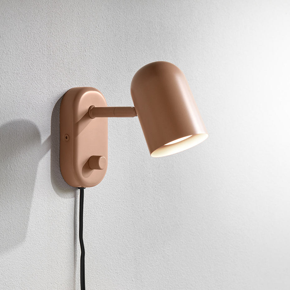 Buddy Vägglampa Warm Beige