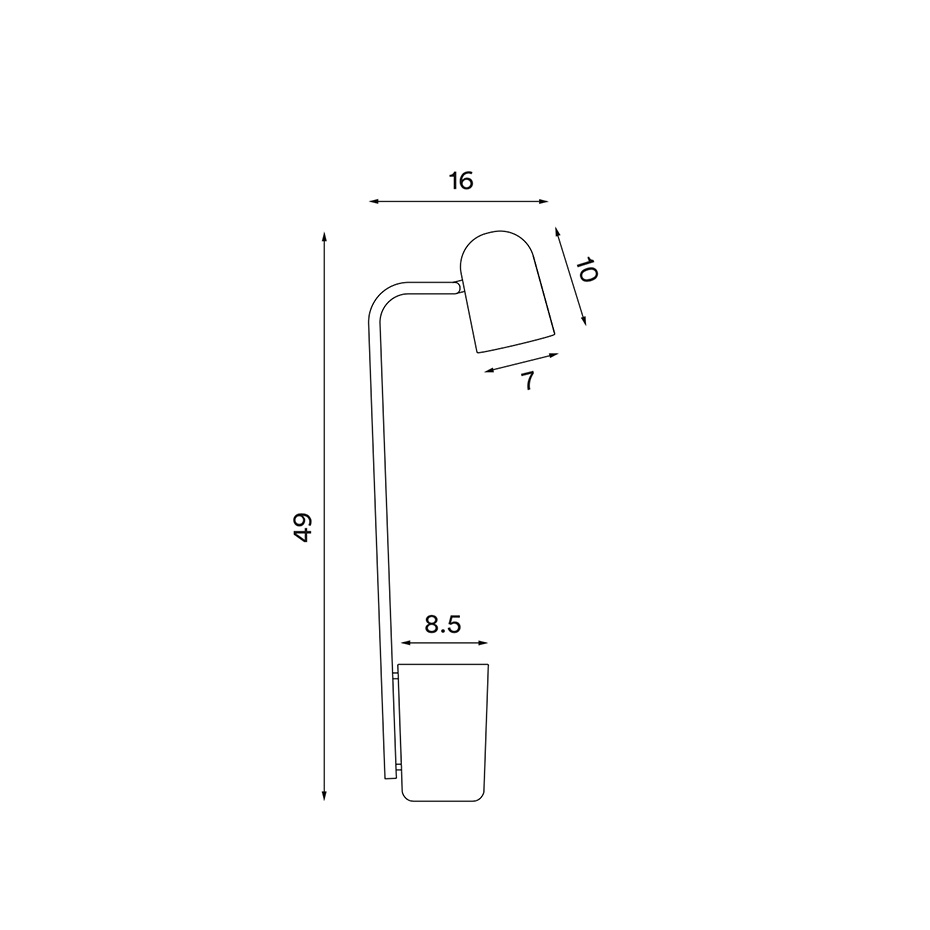 Buddy Bordslampa White