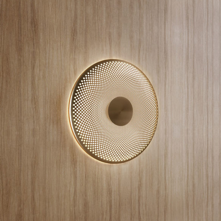 Glint Vägglampa Brass