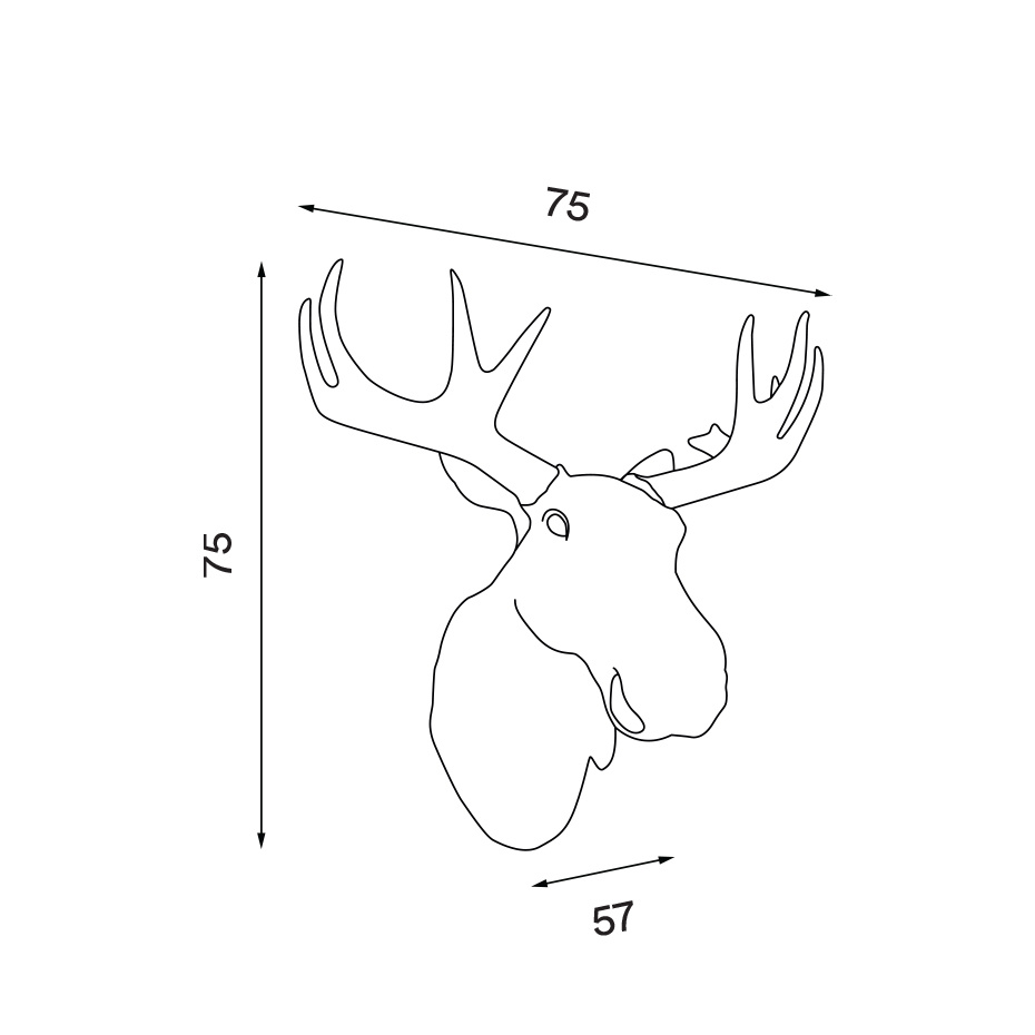 Moo Vägglampa White