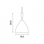 Dokka Pendel Matt White Dokka Pendel Matt White