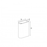 Monolith Candle Holder Low Mixed White Marble Monolith Candle Holder Low Mixed White Marble