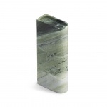 Monolith Candle Holder Tall Mixed Green Marble Monolith Candle Holder Tall Mixed Green Marble