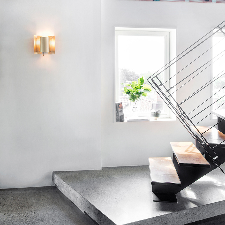 Butterfly Vägglampa Brass