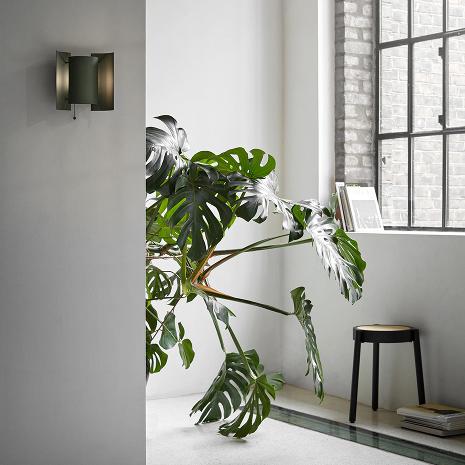 Butterfly Vägglampa Dark Green