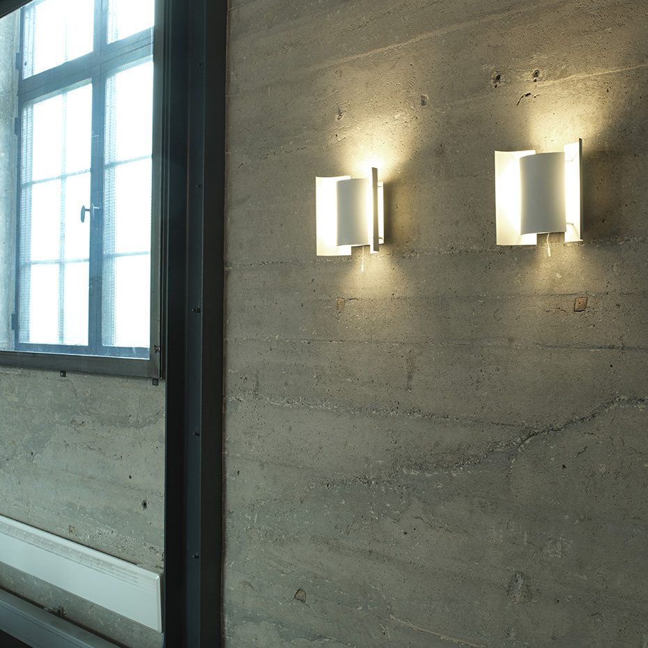 Butterfly Vägglampa Matt White