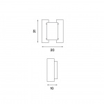 Butterfly Vägglampa Matt White Butterfly Vägglampa Matt White