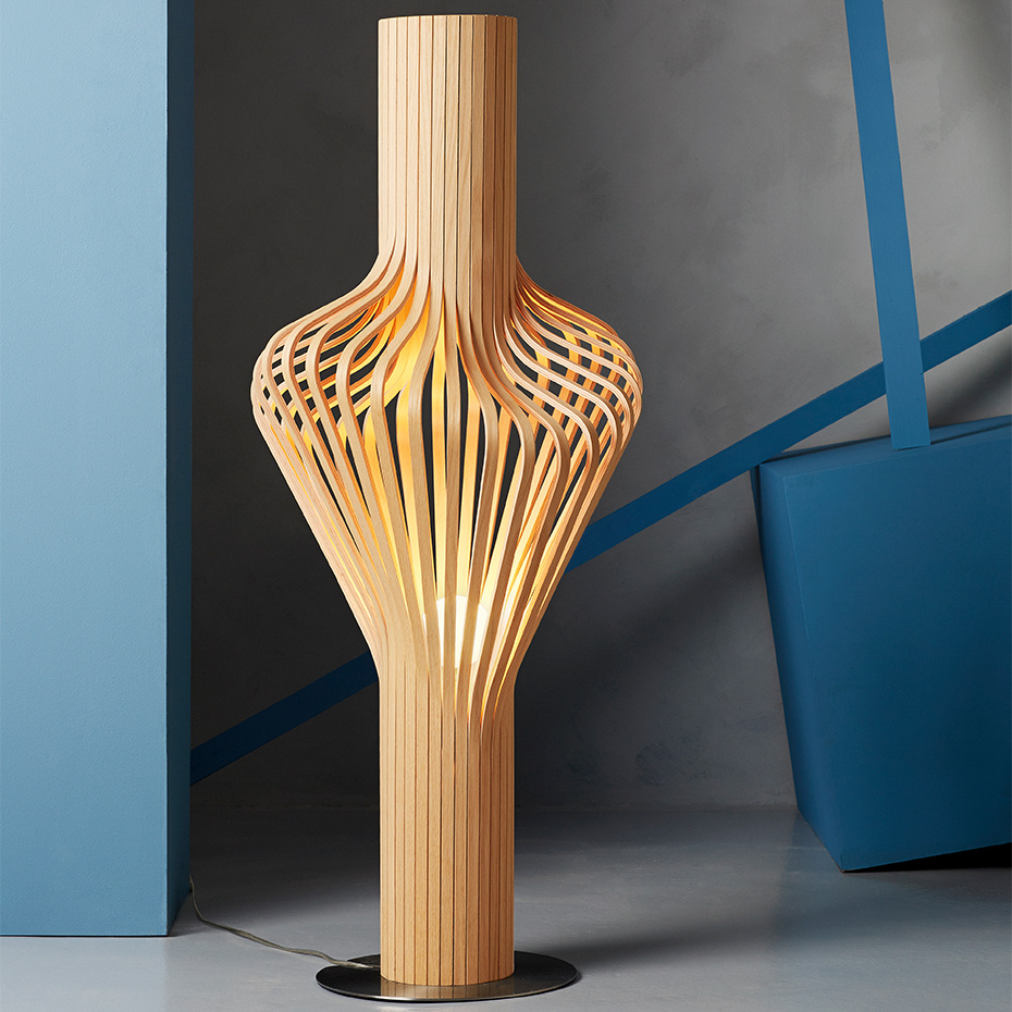 Diva Golvlampa Smoked Oak