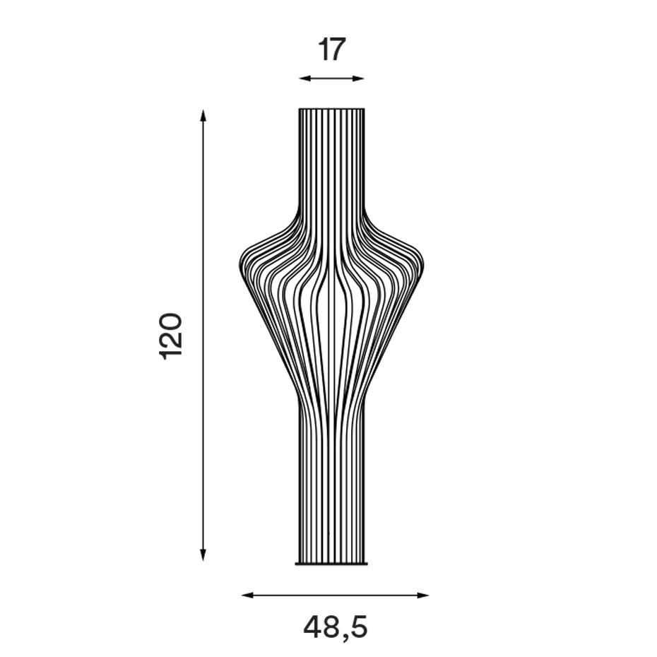 Diva Golvlampa Smoked Oak