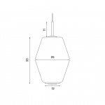 Dahl Pendel Large Brass Matt Dahl Pendel Large Brass Matt