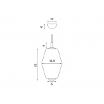 Dahl Pendel Small Dark Grey Dahl Pendel Small Dark Grey