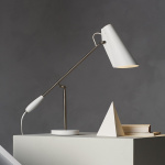 Birdy Bordslampa White/Steel Birdy Bordslampa White/Steel