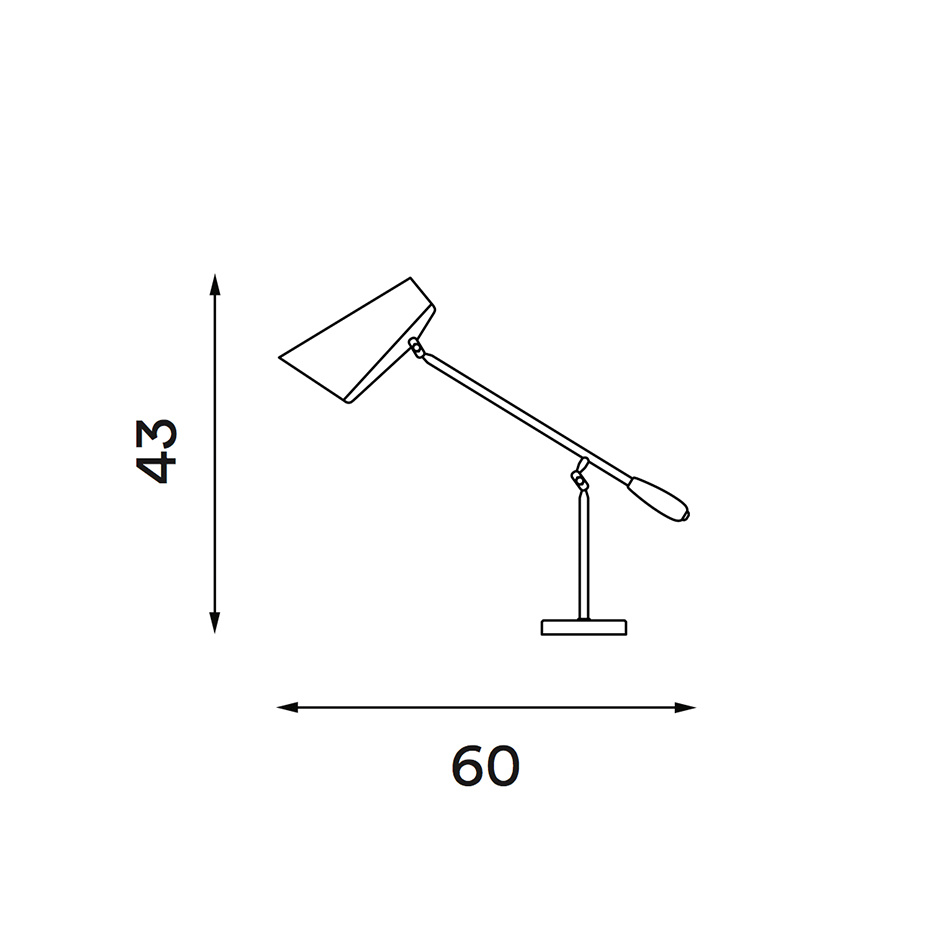 Birdy Bordslampa Black/Black