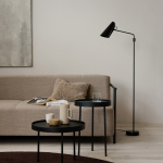 Birdy Swing Golvlampa Black/Steel Birdy Swing Golvlampa Black/Steel