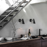 Birdy Vägglampa Grey/Steel Birdy Vägglampa Grey/Steel