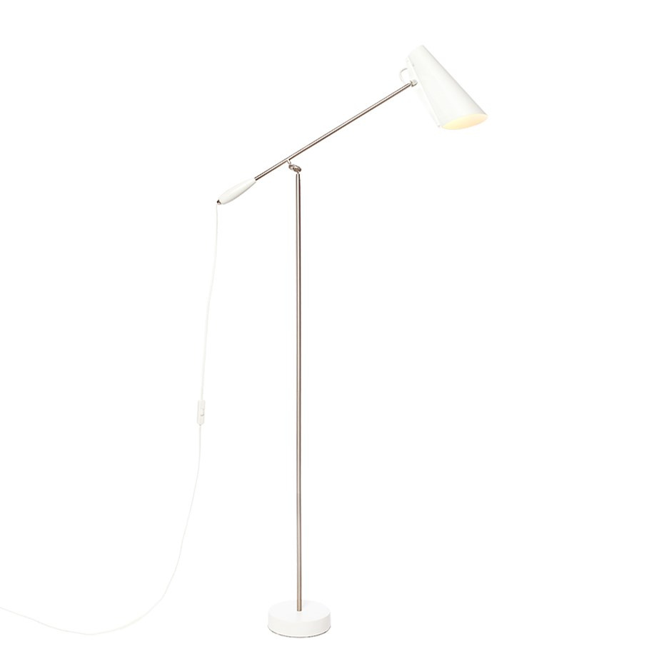 Birdy Golvlampa White/Steel
