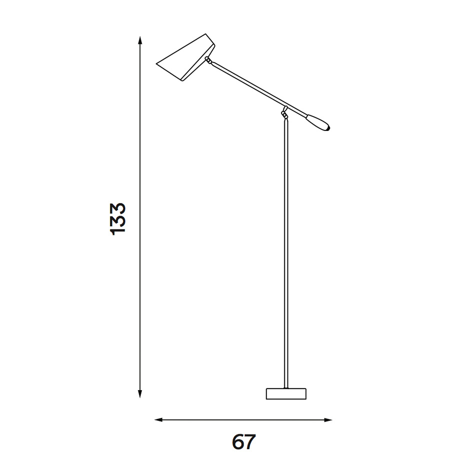 Birdy Golvlampa Black/Black