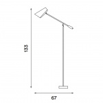 Birdy Golvlampa Black/Black Birdy Golvlampa Black/Black