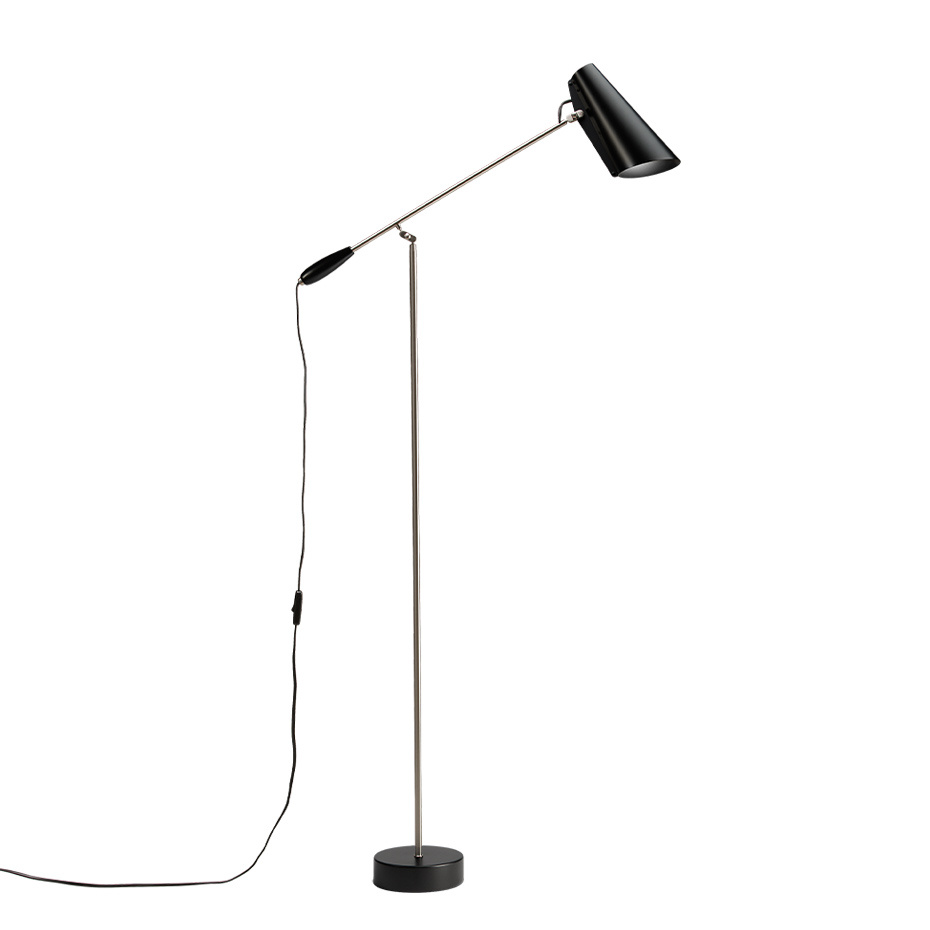 Birdy Golvlampa Black/Steel