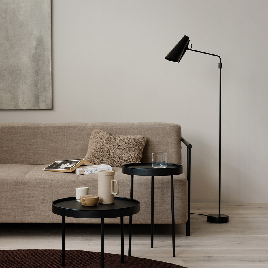 Birdy Swing Golvlampa Black/Black