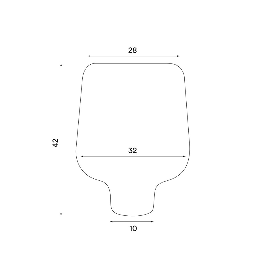 Say My Name Bordslampa Smoked Grey Matt