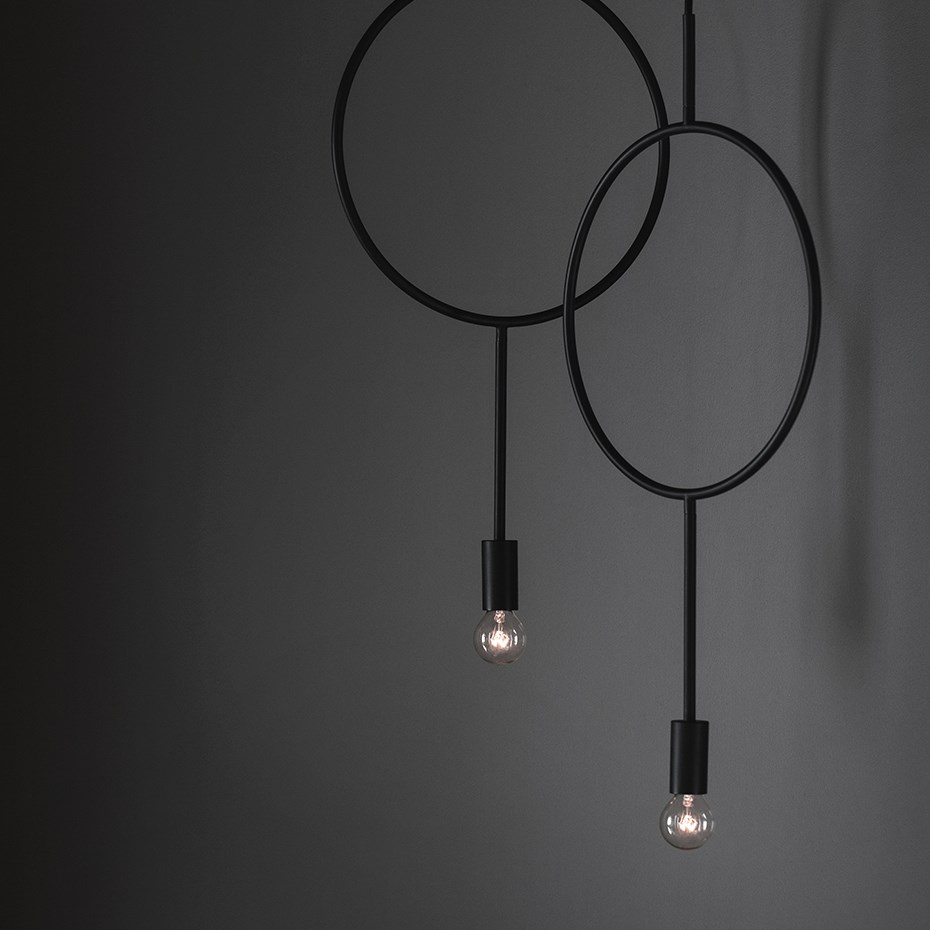 Circle Pendel Dark Grey