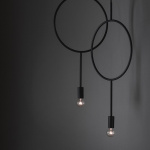 Circle Pendel Dark Grey Circle Pendel Dark Grey