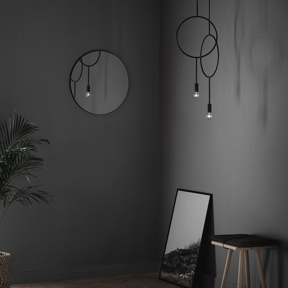 Circle Pendel Dark Grey