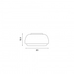 Over Me 20 Taklampa/Vägglampa Dusty Blue Over Me 20 Taklampa/Vägglampa Dusty Blue