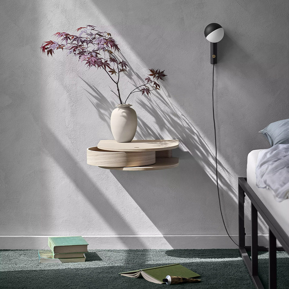 Balancer Mini Vägglampa/Bordslampa Matt Black