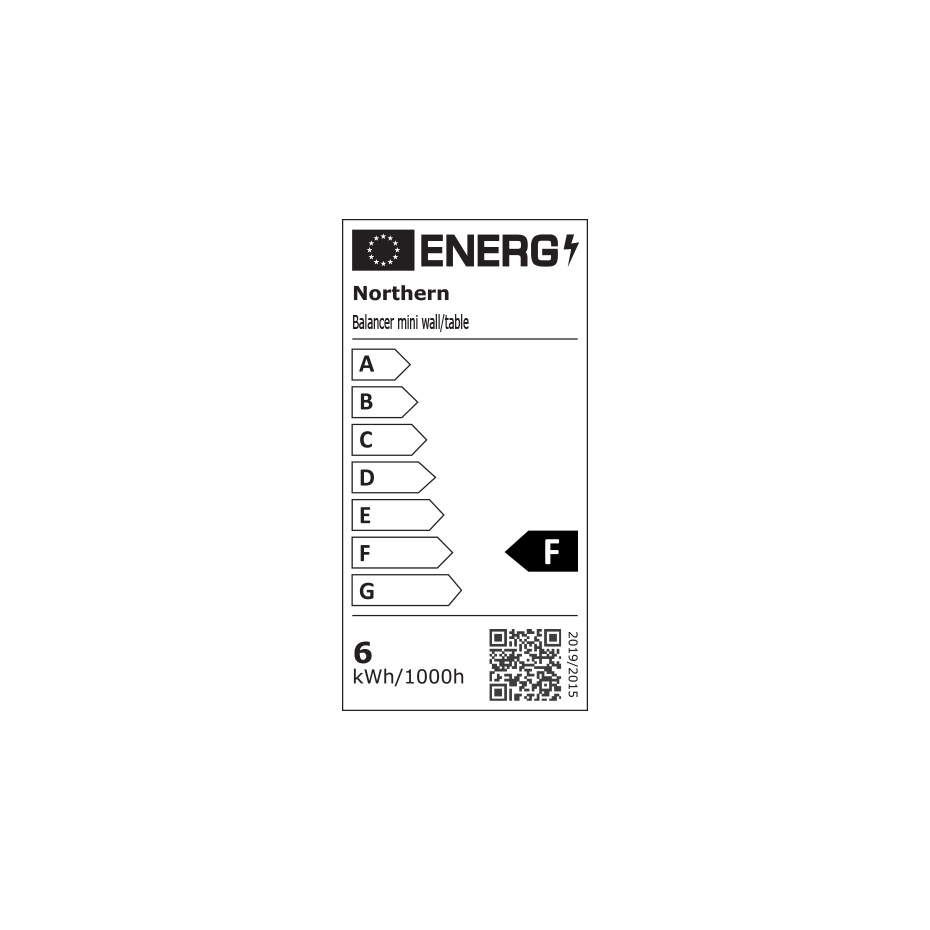 Balancer Mini Vägglampa/Bordslampa Cherry Red