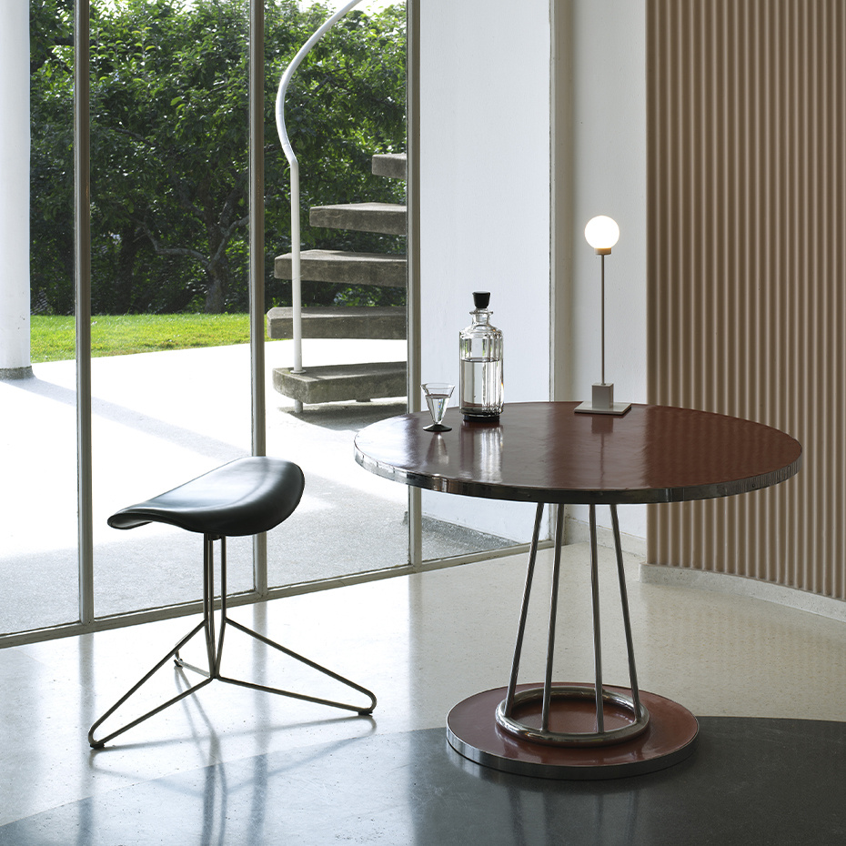 Snowball Bordslampa Steel