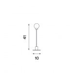 Snowball Bordslampa Brass Snowball Bordslampa Brass