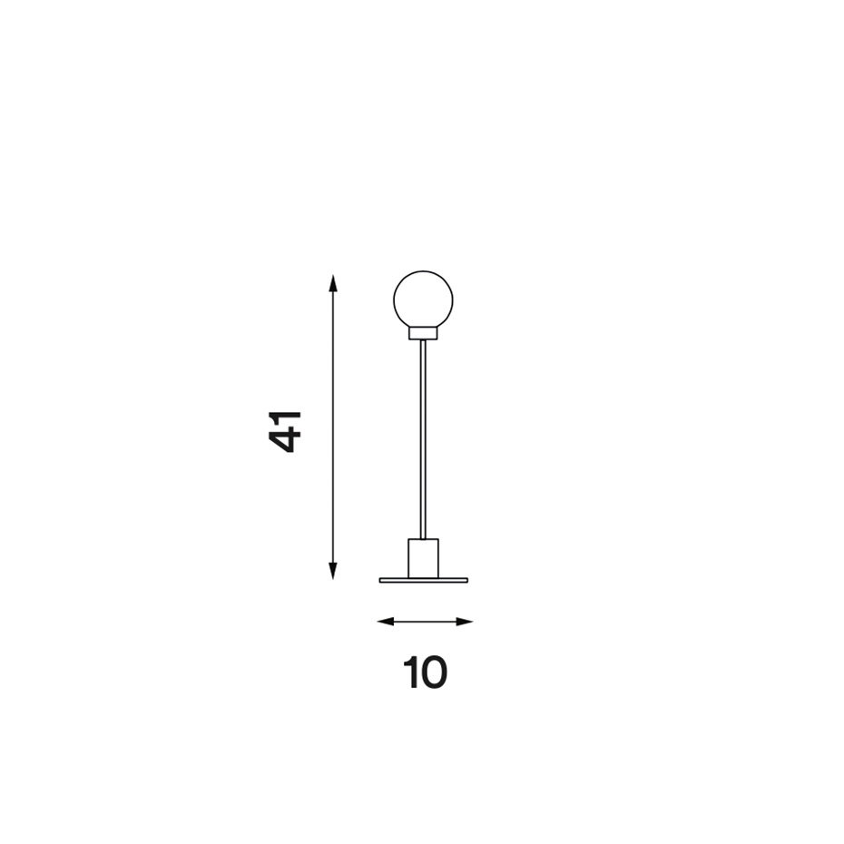 Snowball Bordslampa Black