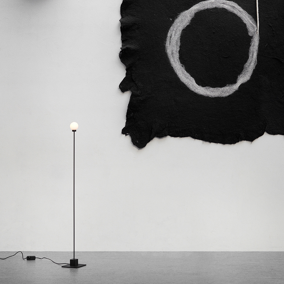 Snowball Golvlampa Black