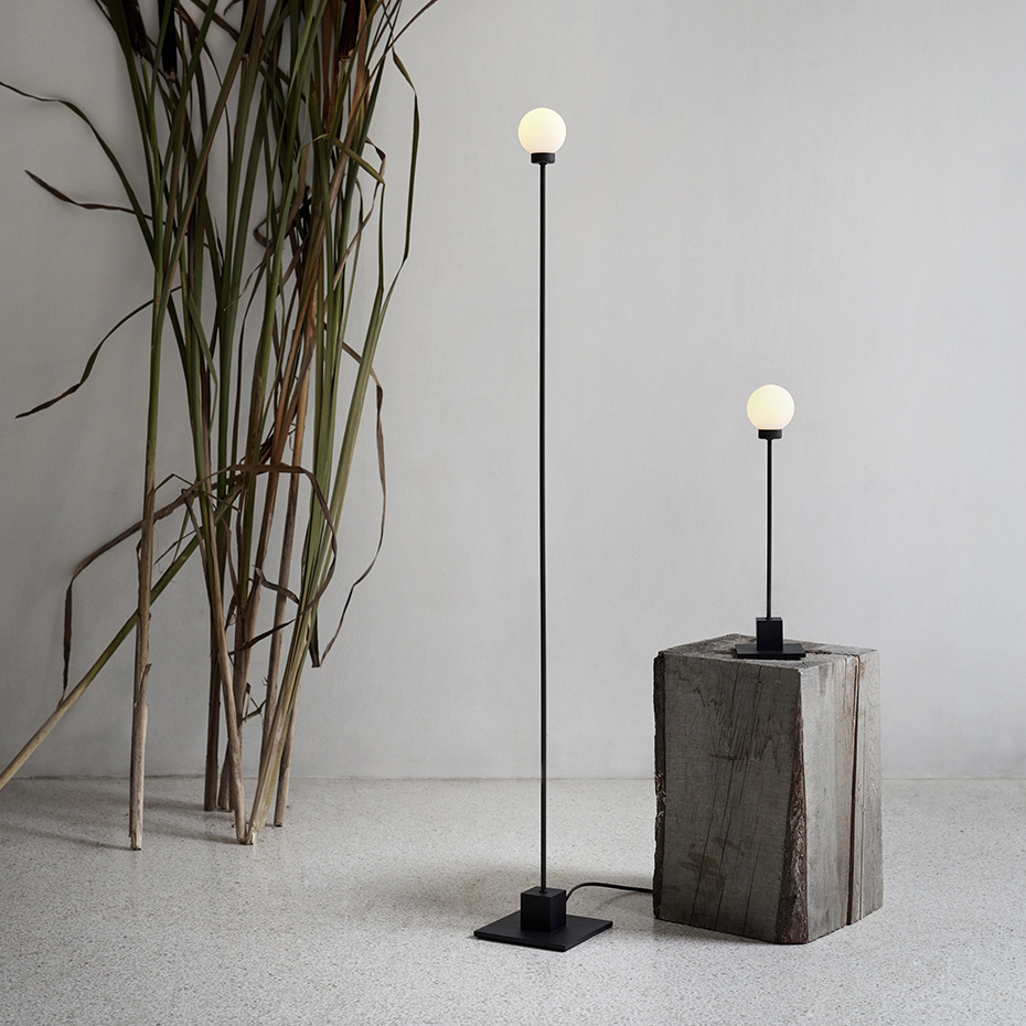 Snowball Golvlampa Black