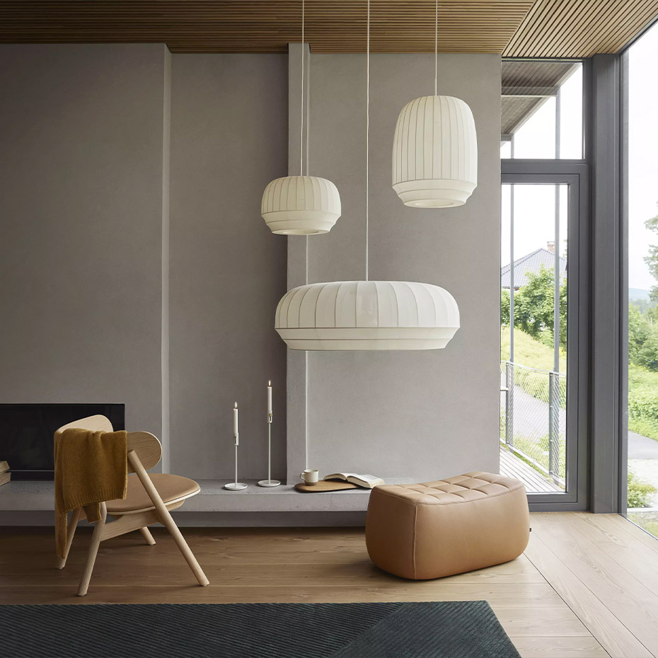 Tradition Pendel Large Oval Off-White