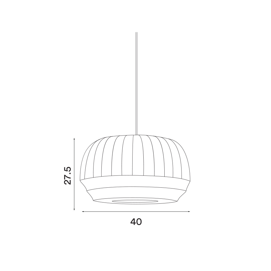 Tradition Pendel Small Off-White