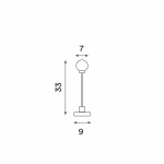 Snowball Portable Bordslampa Grey Beige Snowball Portable Bordslampa Grey Beige