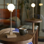 Snowball Portable Bordslampa Grey Beige Snowball Portable Bordslampa Grey Beige