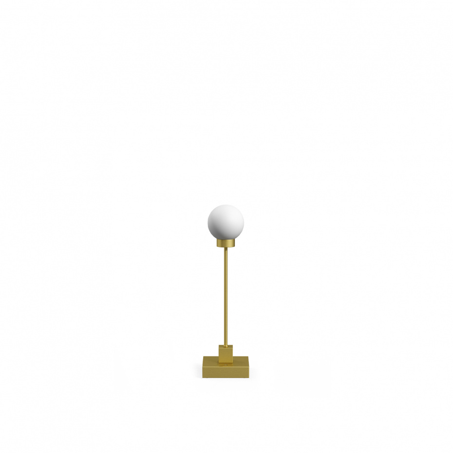 Snowball Portable Bordslampa Brushed Brass